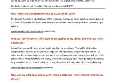 Letter to parents by the Minister for Education3