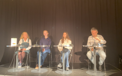 Literarisches Quintett im Literaturhaus mit Schülerinnen der 5a