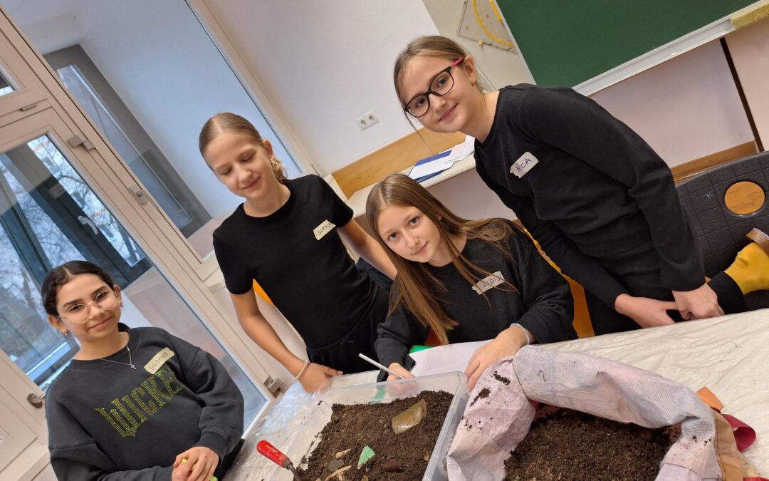 Archäologieworkshop der 2a und 2b