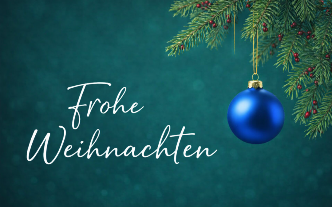 Frohe Weihnachten und ein gutes neues Jahr